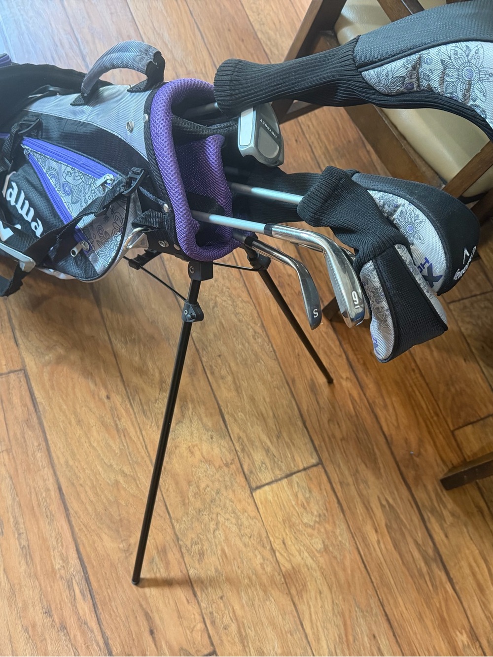 Callaway XJ Hot Junior Youth Complete Golf Set Girls Purple 7pc w/ Bag RH Kids